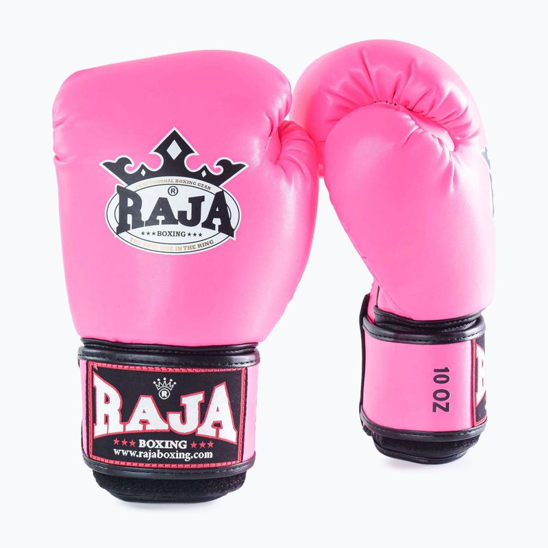Boxkesztyű RAJA BOXING Single Semi Leather pink 2