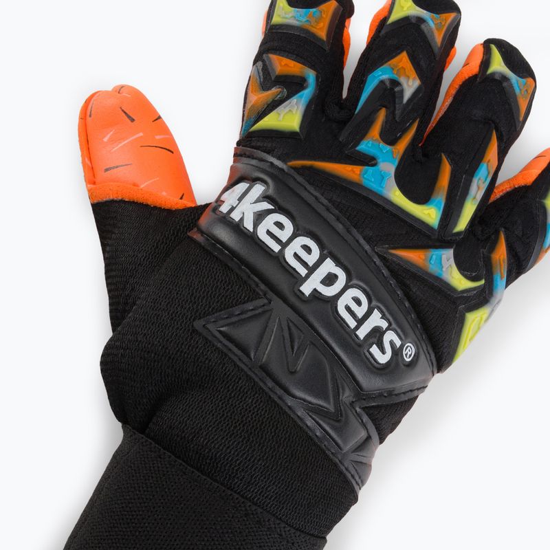 4Keepers Equip Flame Nc Jr gyermek kapuskesztyű fekete és narancssárga EQUIPFLNCJR 3