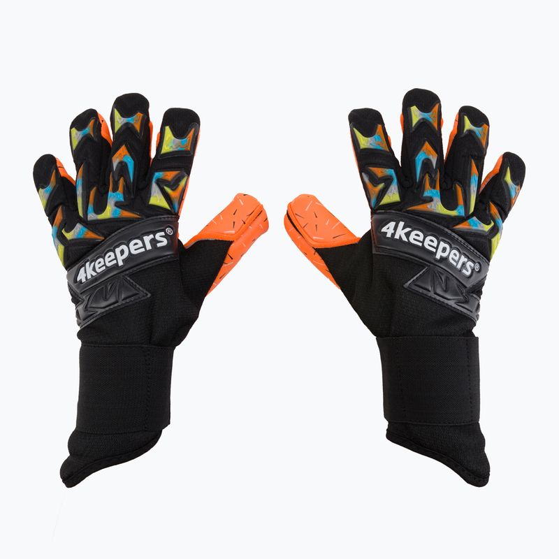 4Keepers Equip Flame Nc kapuskesztyű fekete-narancs EQUIPFLNC