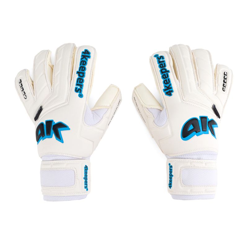 Gyermek kapuskesztyű 4Keepers Champ Aq Contact V Hb fehér-kék