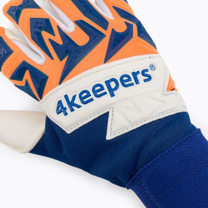 4Keepers Equip Puesta Nc Jr gyermek kapuskesztyű kék és narancssárga EQUIPPUNCJR 3