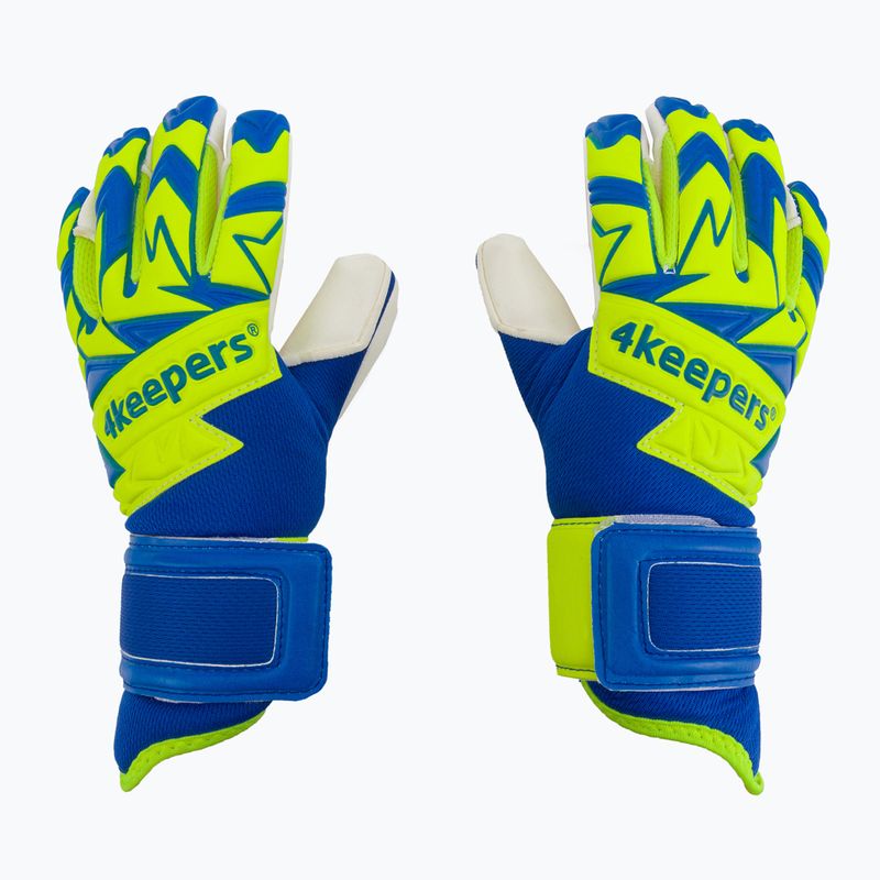 Gyermek kapuskesztyű 4Keepers Equip Breeze Nc Jr kék-zöld EQUIPBRNCJR