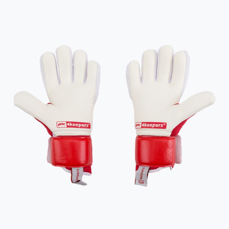 Gyermek kapuskesztyű 4Keepers Equip Poland Nc Jr fehér és piros EQUIPPONCJR 2