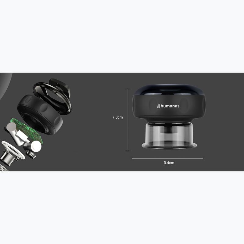 Kínai köpöly Humanas BB01 black 7