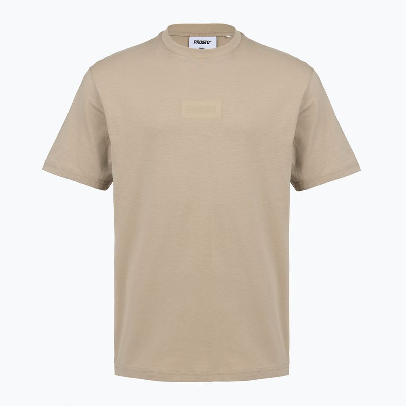 Férfi póló PROSTO Box Logo bézs