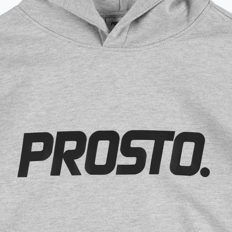 Férfi pulóver PROSTO Biolog Hoodie szürke 3