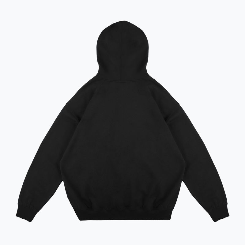 Férfi pulóver PROSTO Biolog Hoodie fekete 2