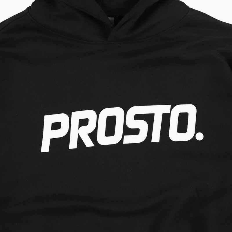 Férfi pulóver PROSTO Biolog Hoodie fekete 3