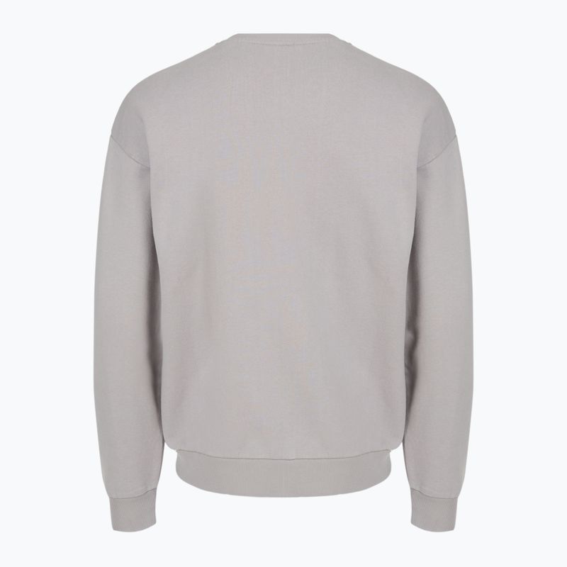 Férfi pulóver PROSTO Graffiti mosott szürke 2