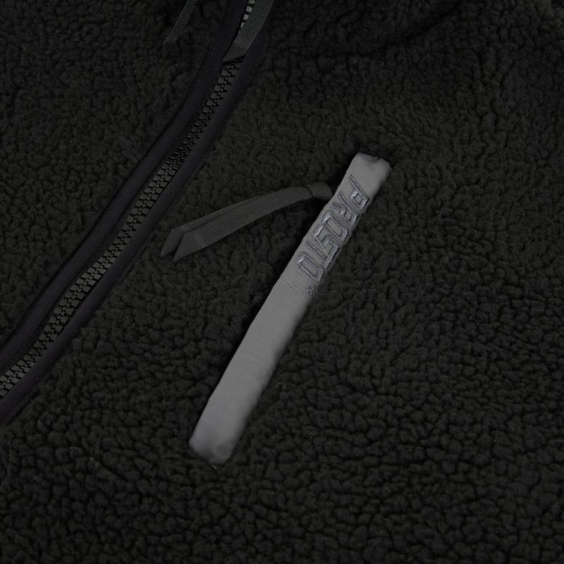 Férfi dzseki PROSTO Reverse Sherpa fekete 4