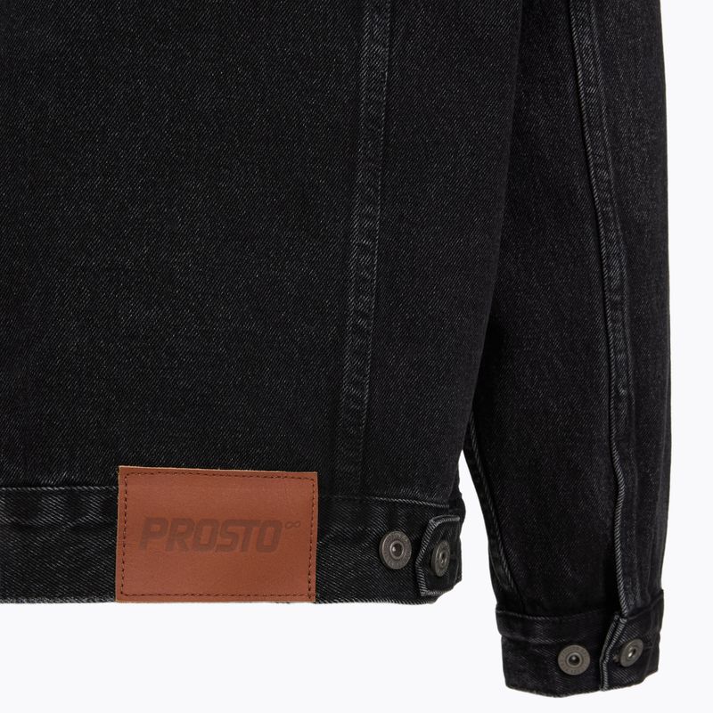 Férfi dzseki PROSTO Civil washed black 3