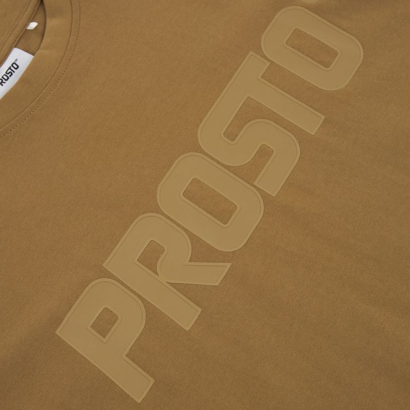Férfi póló PROSTO Big Logo cinnamon beige 3