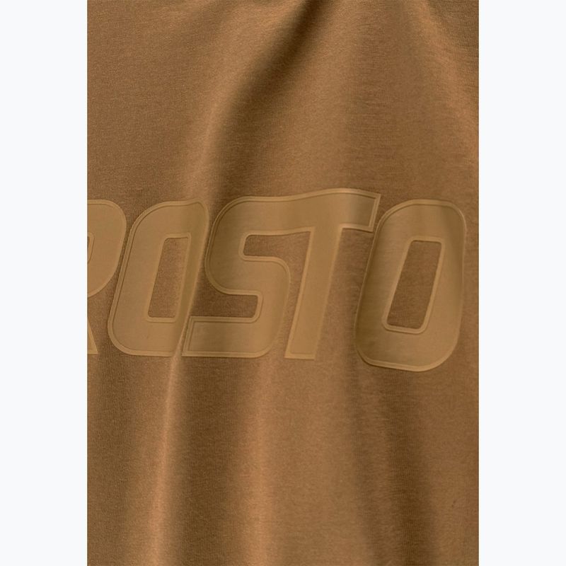 Férfi póló PROSTO Big Logo cinnamon beige 3