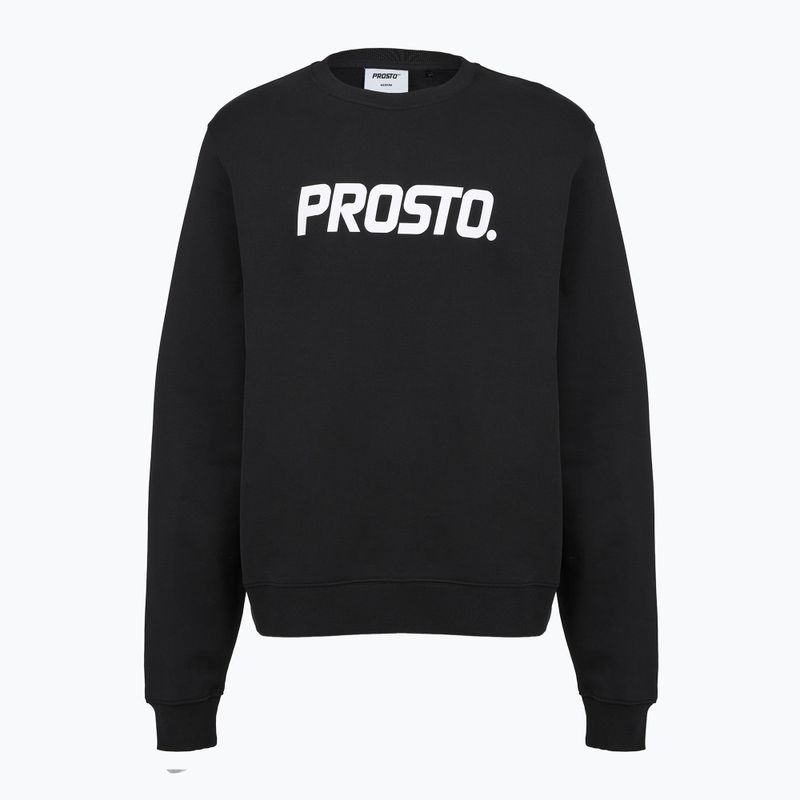 Férfi pulóver PROSTO Old Logo Crewneck black