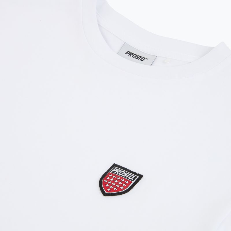 Férfi póló PROSTO Small Shield white 3