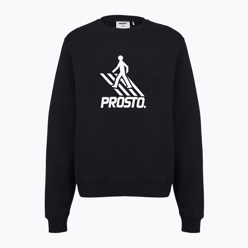 Férfi pulóver PROSTO Crossing Crewneck black