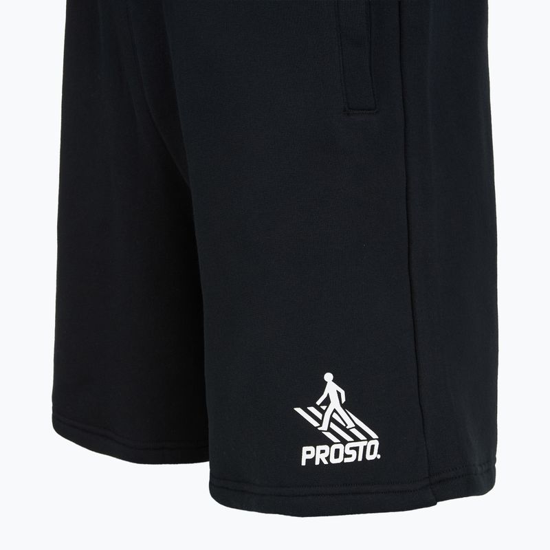 Férfi rövidnadrág PROSTO Sweat Crossing black 3