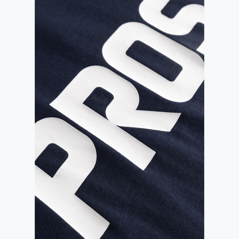Férfi póló PROSTO Big Log navy blue 2