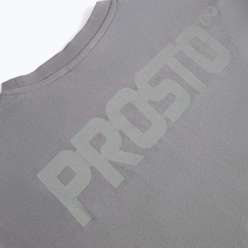 Férfi póló PROSTO Big Log Infinity gray 4