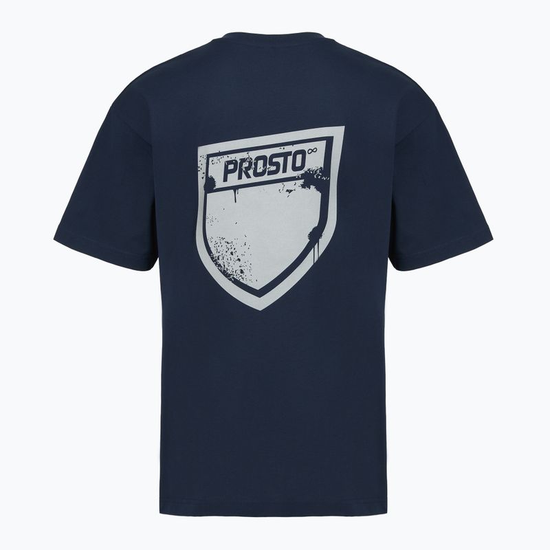 Férfi póló PROSTO Splash Shield navy blue 2