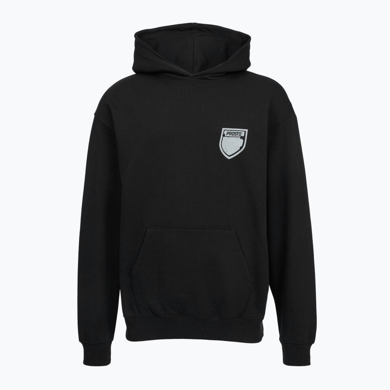 Férfi pulóver PROSTO Hoodie Splash Shield black