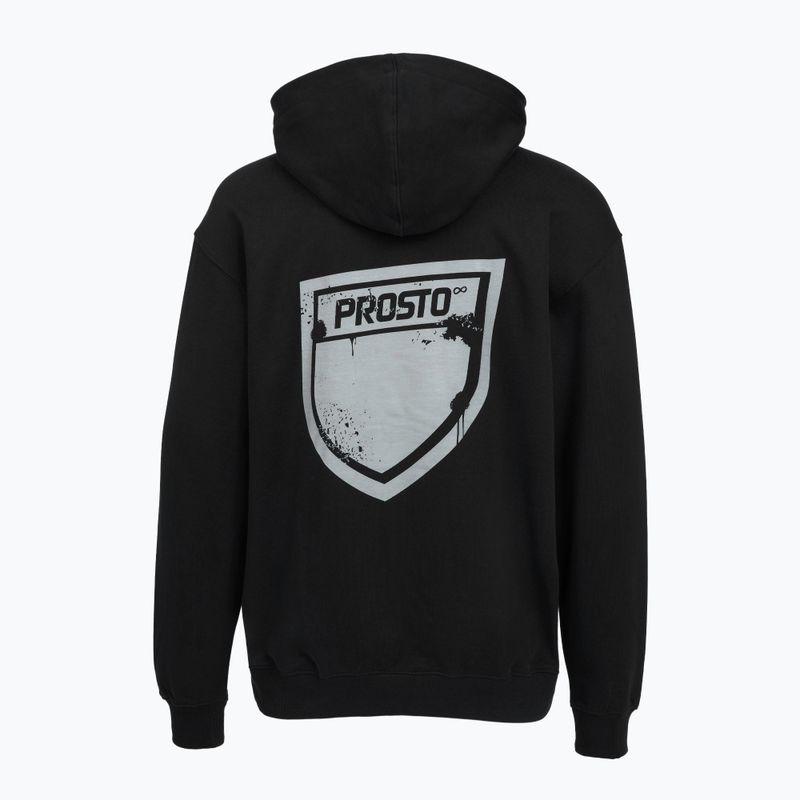 Férfi pulóver PROSTO Hoodie Splash Shield black 2