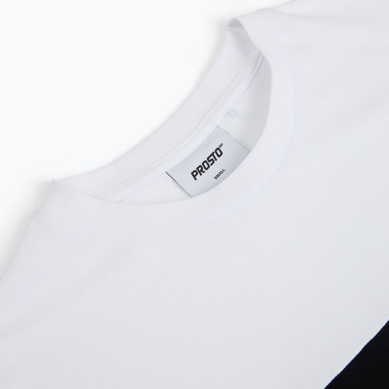 Férfi póló PROSTO Root white/black 3