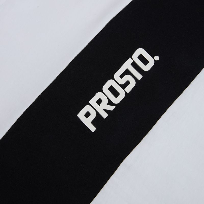 Férfi póló PROSTO Root white/black 4