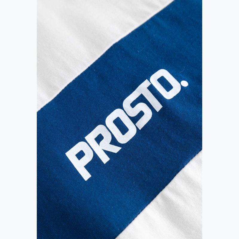 Férfi póló PROSTO Root white/navy blue 2