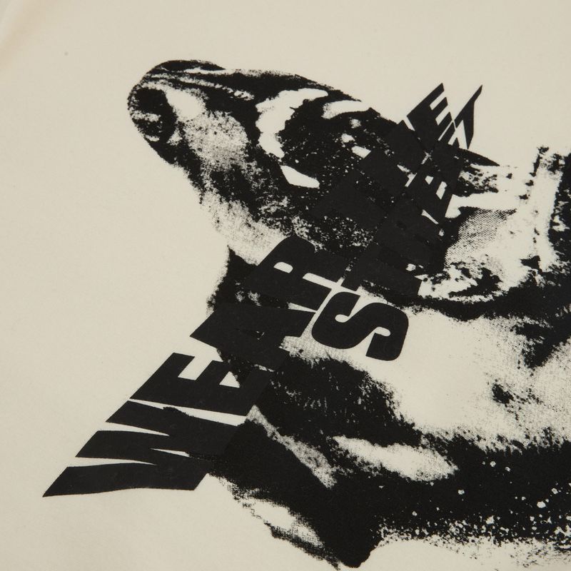 Férfi pulóver PROSTO Hoodie Bark off white 3