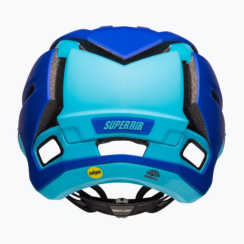 Bell Super Air MIPS Spherical matt fényes kék kerékpáros sisak 3