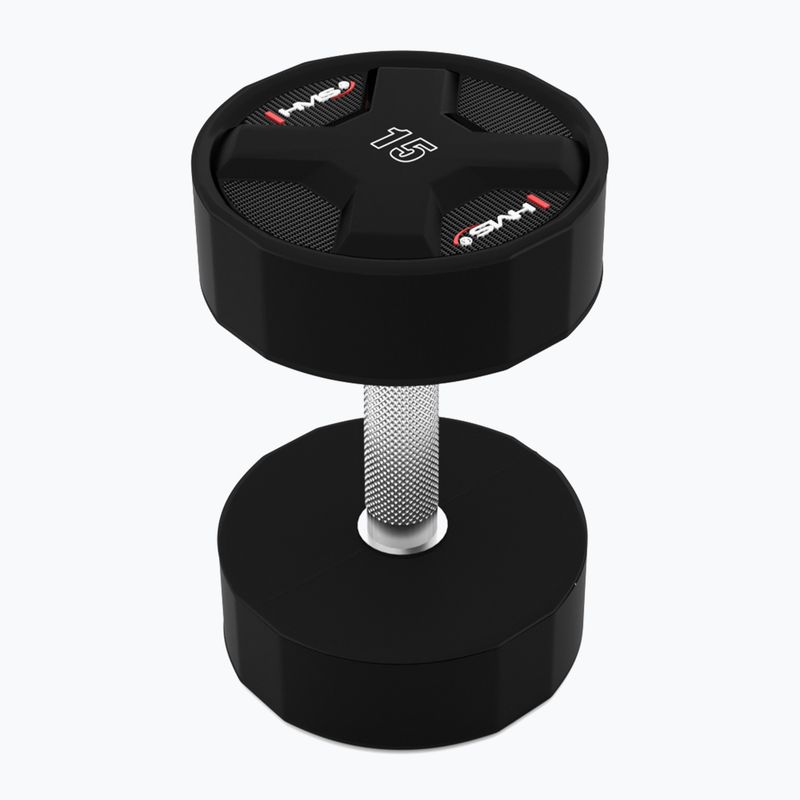 HMS HPC súlyzó 1 db. 15 kg fekete 3