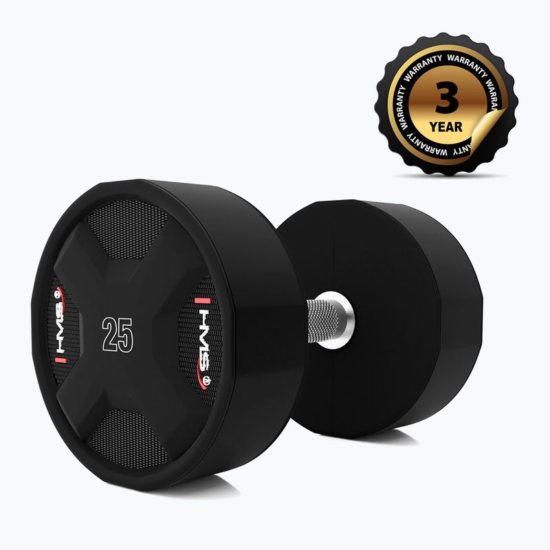 HMS HPC súlyzó 1 db. 25 kg fekete