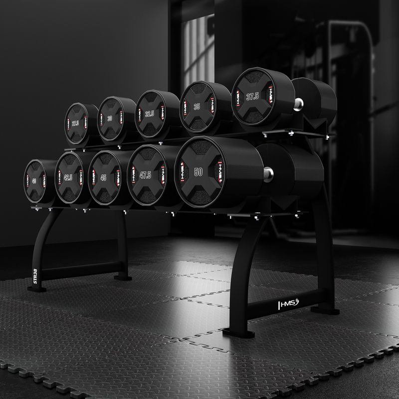 HMS HPC súlyzó 1 db. 45 kg fekete 6