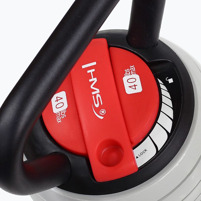 HMS KR40 állítható kettlebell szürke/fekete 6