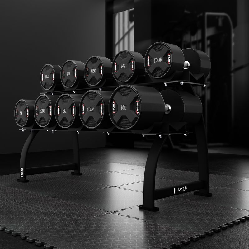 HMS HPC súlyzó 1 db. 50 kg fekete 6