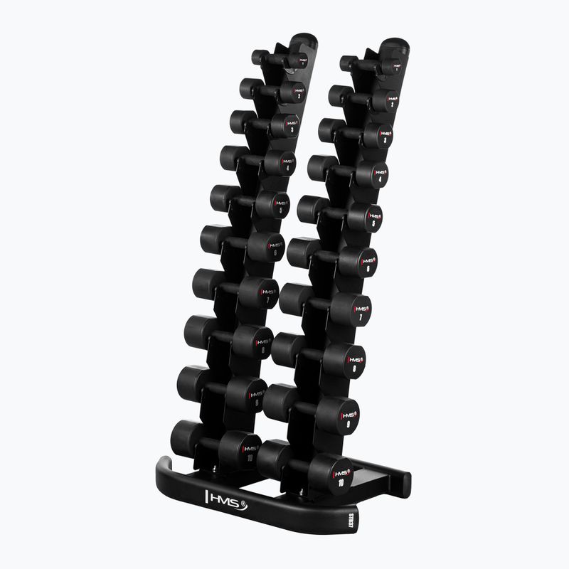 HMS HPT02 TPU súlyzók 2 db. 4 kg fekete 6