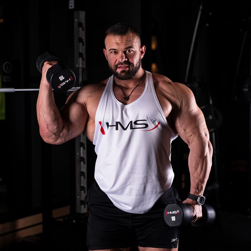 HMS HPT02 TPU súlyzók 2 db. 10 kg fekete 8