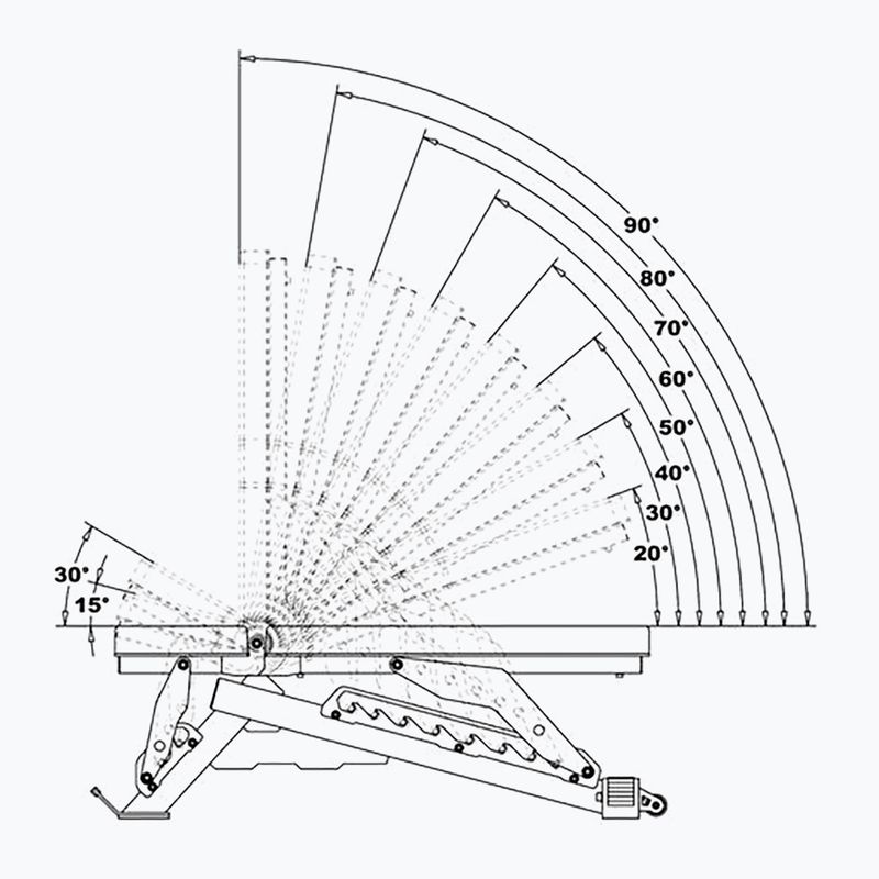 HMS állítható edzőpad L3150 fekete 4