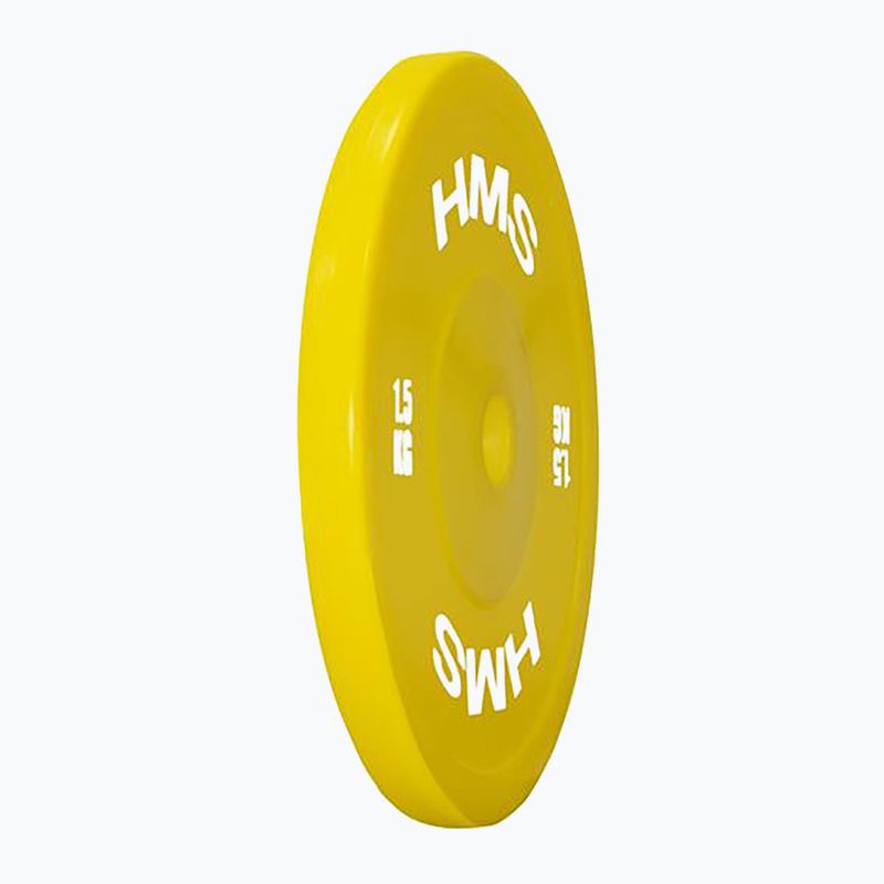 PE olimpiai súly HMS TPP01 2 x 1,5 kg sárga 2