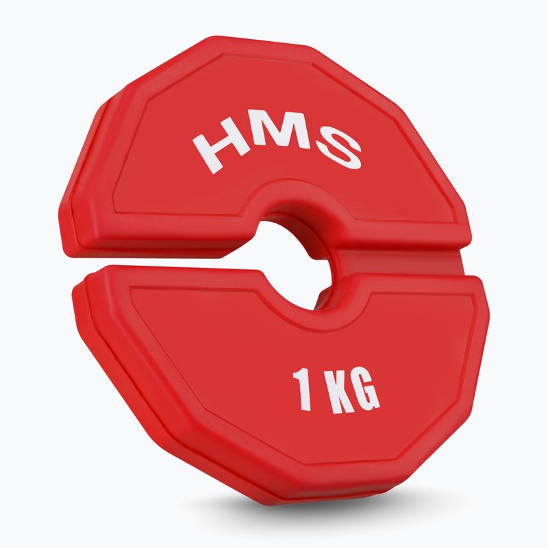 HMS fedősúly TSN100 2 x 1 kg piros 2