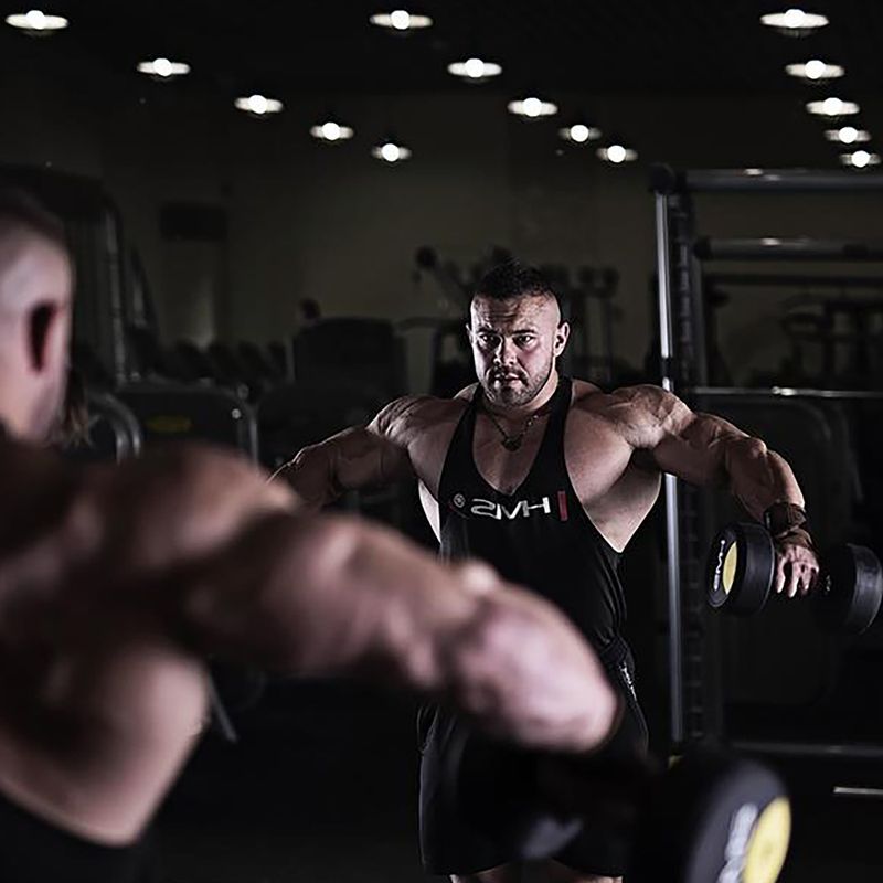 Gumírozott kézisúlyzó HMS HG Pro 3