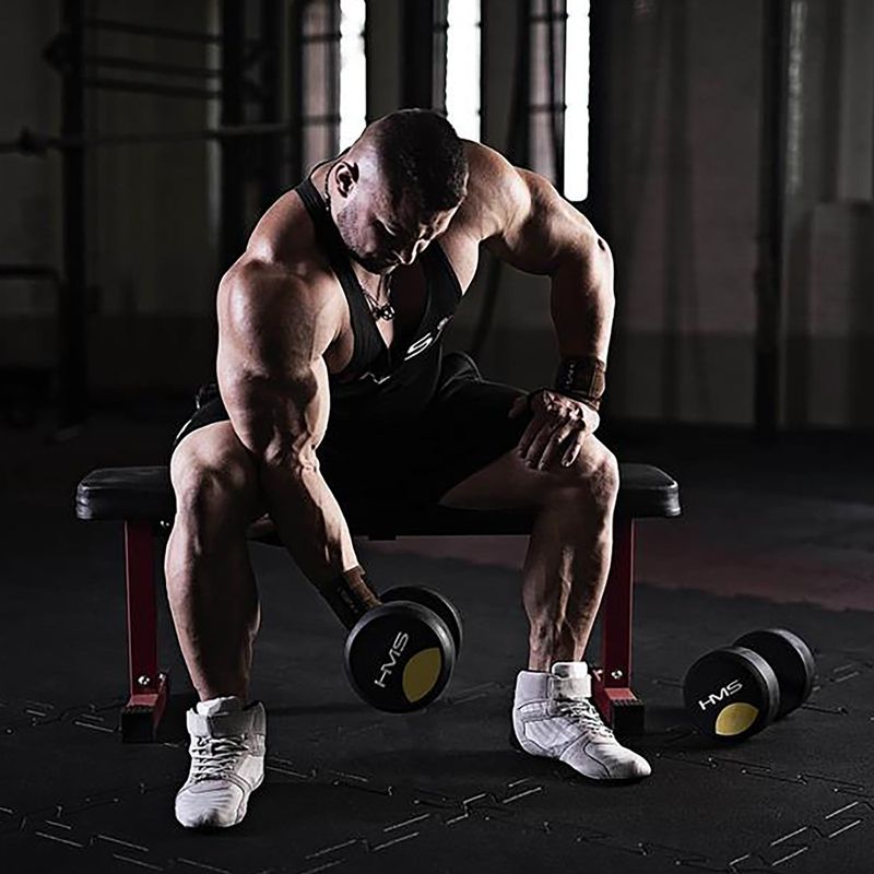 Gumírozott kézisúlyzó HMS HG Pro 4