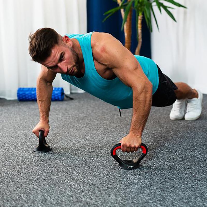 HMS SGN130 Pro Set 6W1 30kg súlyok fekete/piros 6