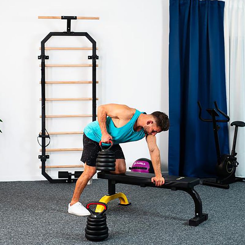 HMS SGN130 Pro Set 6W1 30kg súlyok fekete/piros 7
