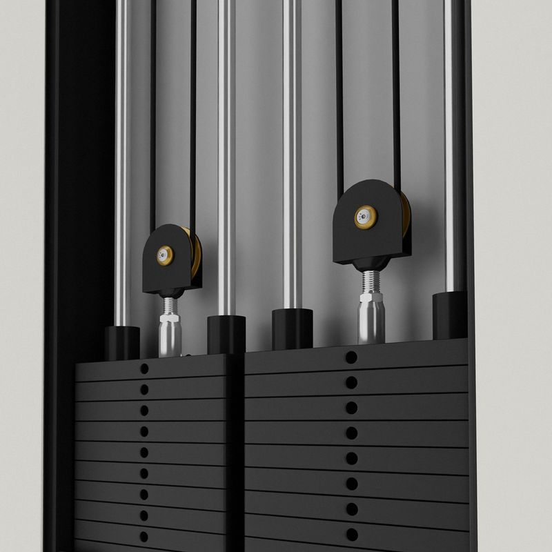 Falra szerelhető edzőkeret HMS BS302 Commercial silver 10