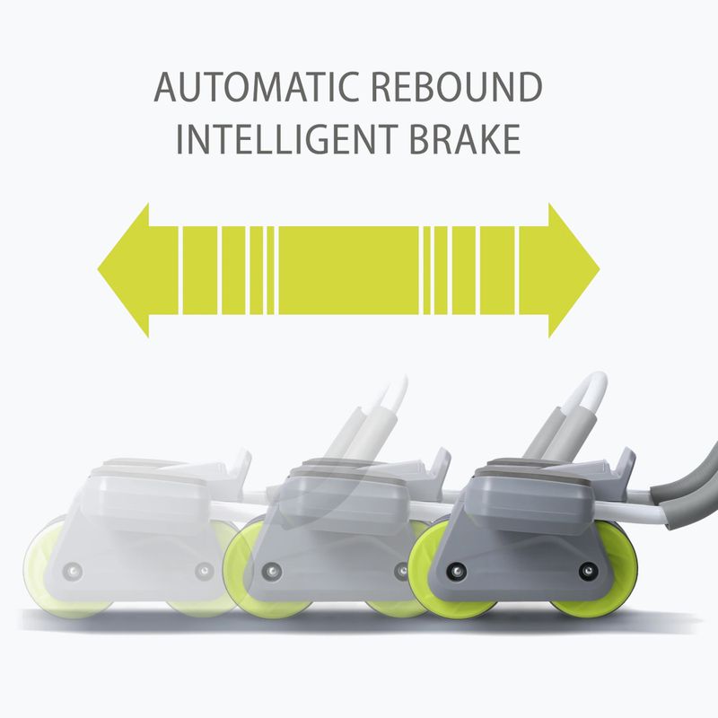 Automatikus hasizom-gyakorló kerék kijelzővel HMS KA08 szürke 8