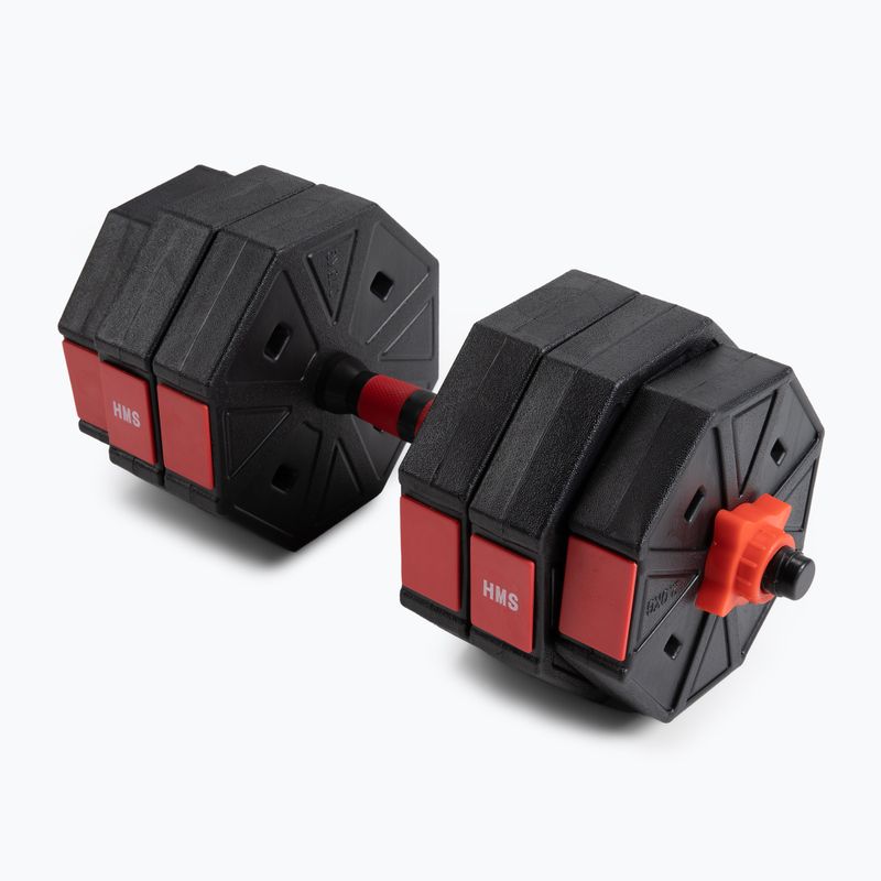 Cserélhető súlykészlet HMS Sgc20 fekete-piros 17-57-030 4