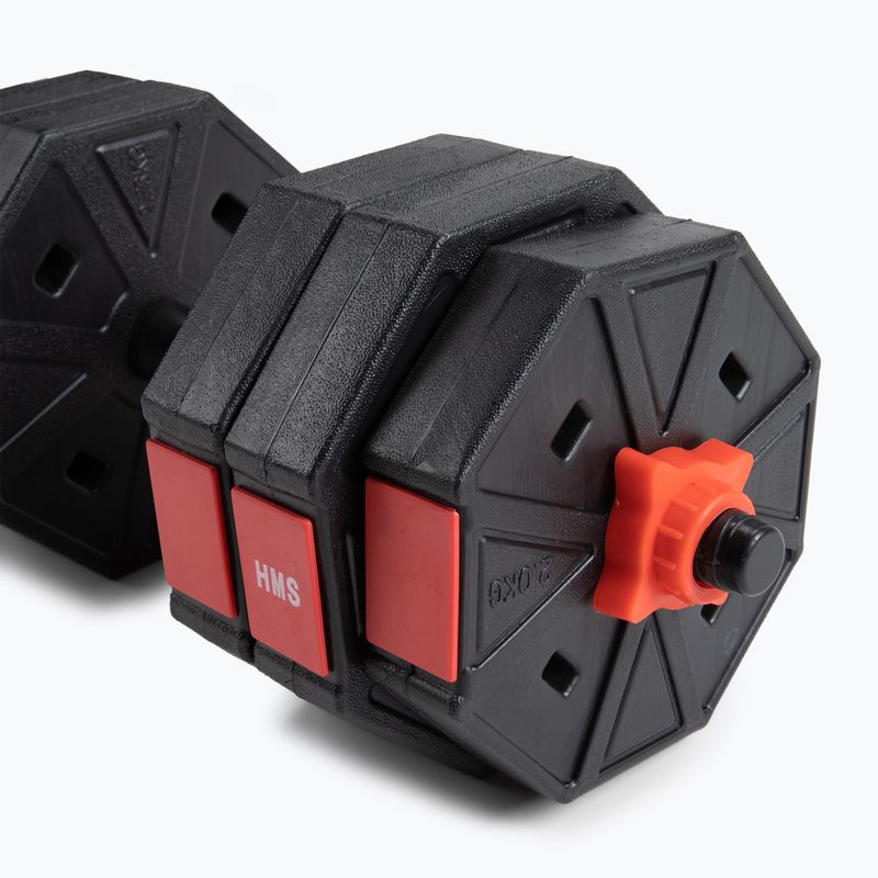 Cserélhető súlykészlet HMS Sgc20 fekete-piros 17-57-030 6