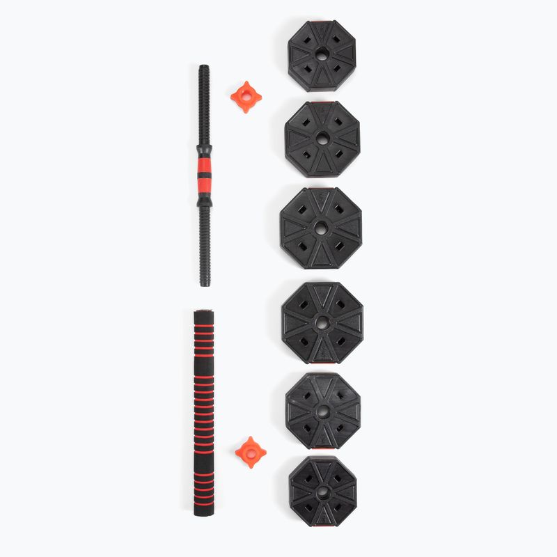 Cserélhető súlykészlet HMS Sgc20 fekete-piros 17-57-030 7